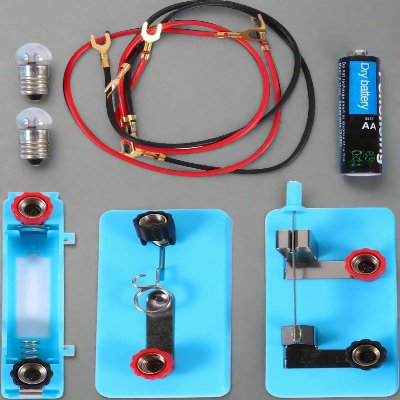 Kit circuit enfant - ElectricCircuitKit™ - Bleu - Royaume du jouet